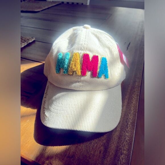 “Simply Southern” Colorful 'MAMA' Corduroy Cap! NWT! - Picture 2 of 8